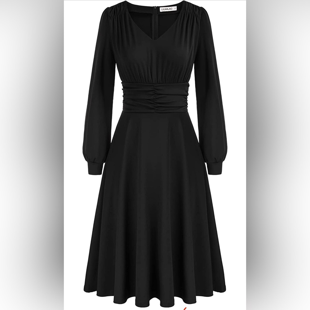 Black dress - size L worn once